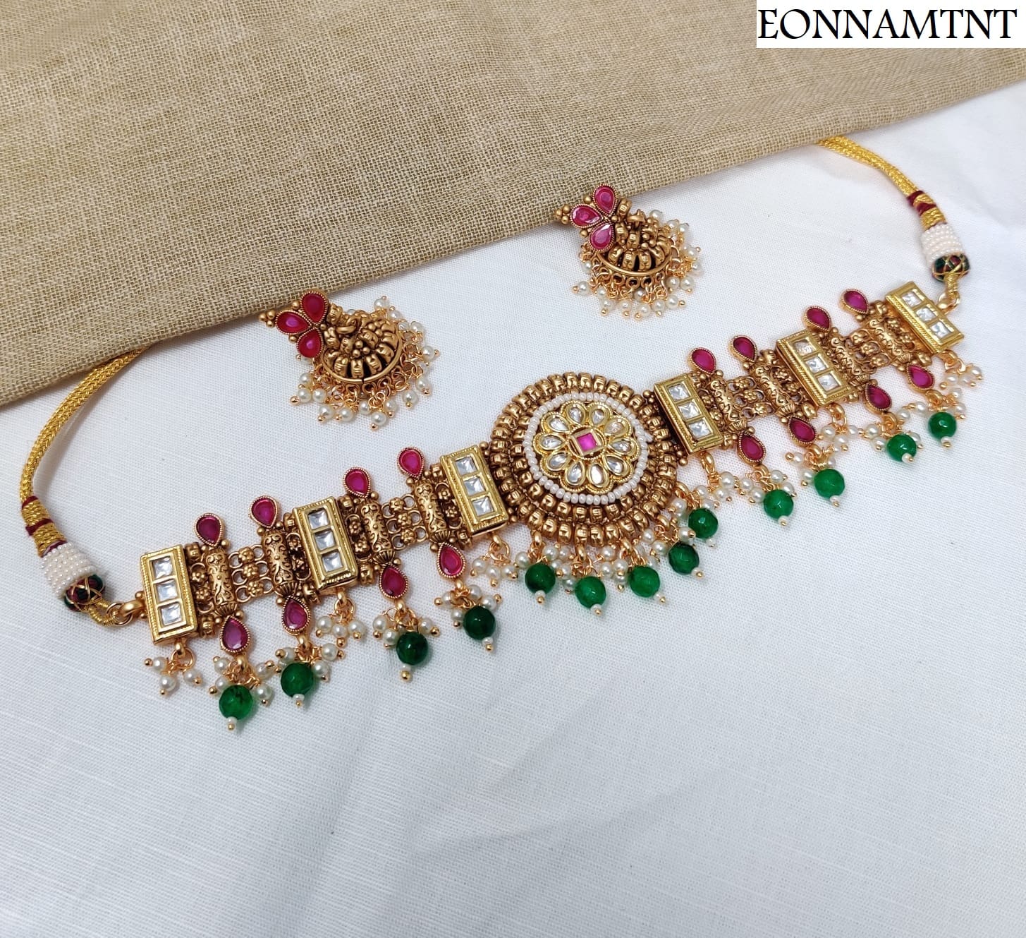 Choker Wedding Wear Kundan Necklace Sets Manufacturers India